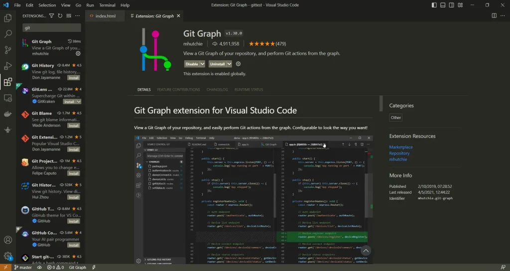 GitをVS Codeで操作する方法と拡張機能のGit Graphの使い方